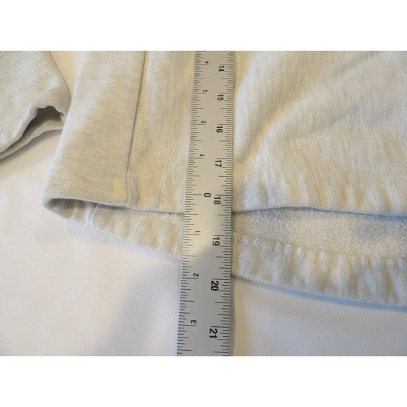 Champion Reverse Weave Vintage Hoodie Womens Medium Cropped Top Logo Gray Spello - Picture 9 of 11